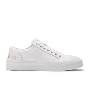 OTD  on this day  LEATHER LOW-TOP SNEAKER (WHITE)